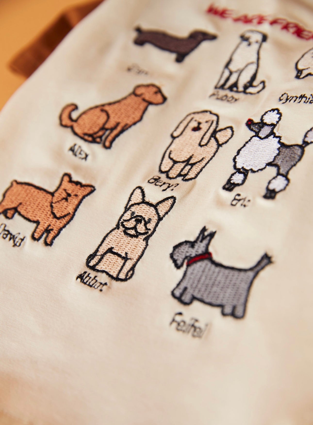 〜11kgまで|犬服|わんちゃんの友達刺繍Tシャツ
