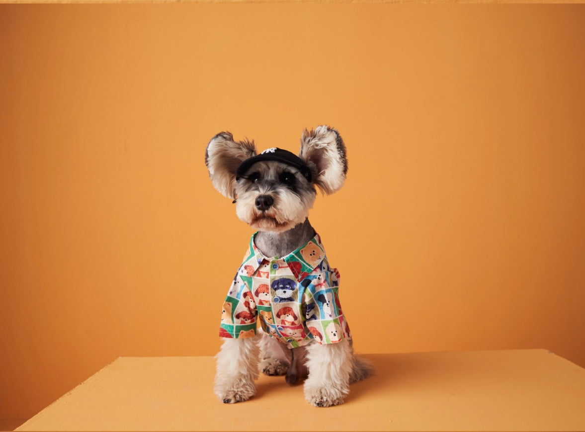 〜11kgまで|犬服|わんちゃんxチェック柄シャツ