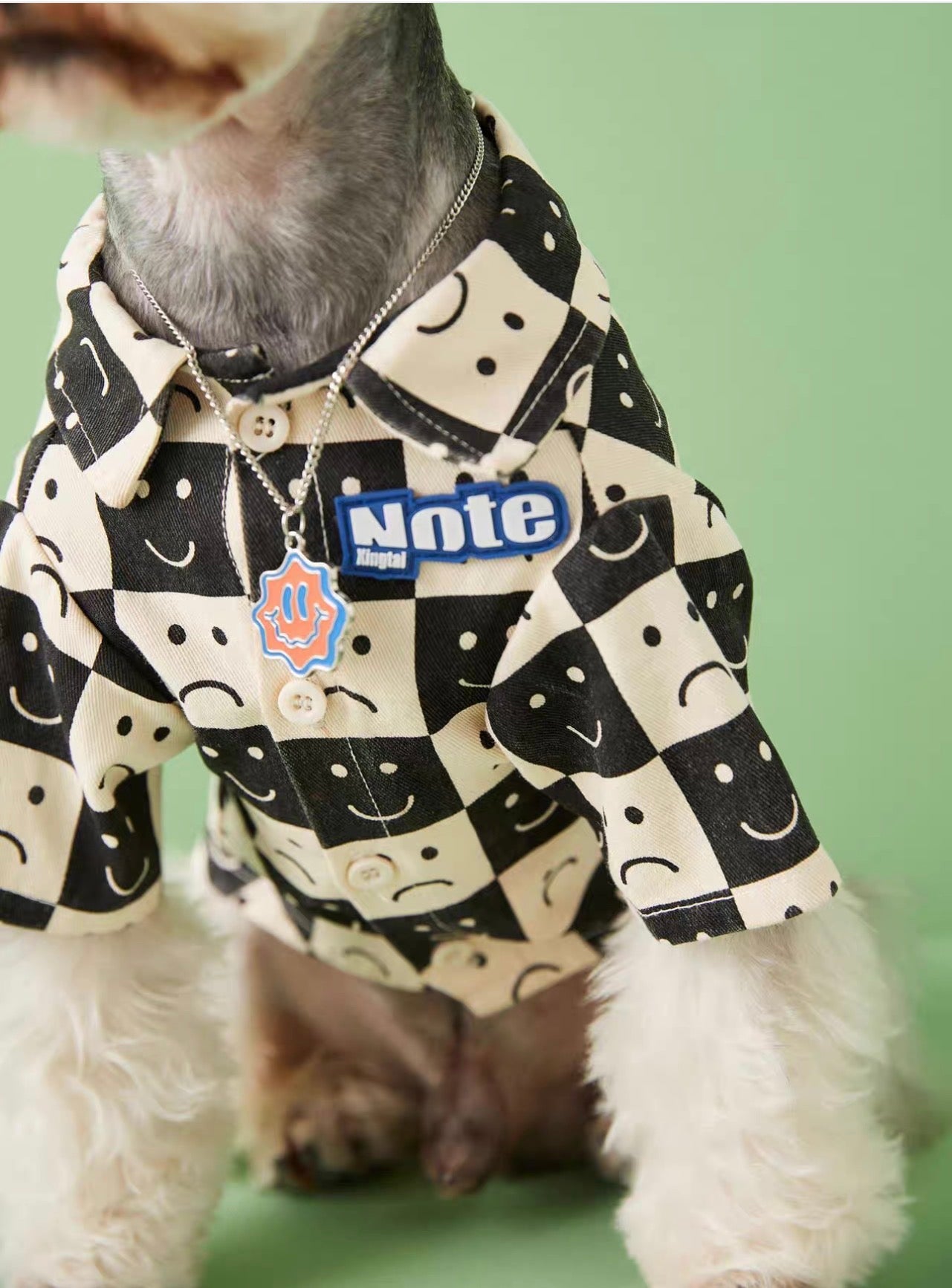 〜11kgまで|犬服|カッコイイ男の子チェック柄シャツ
