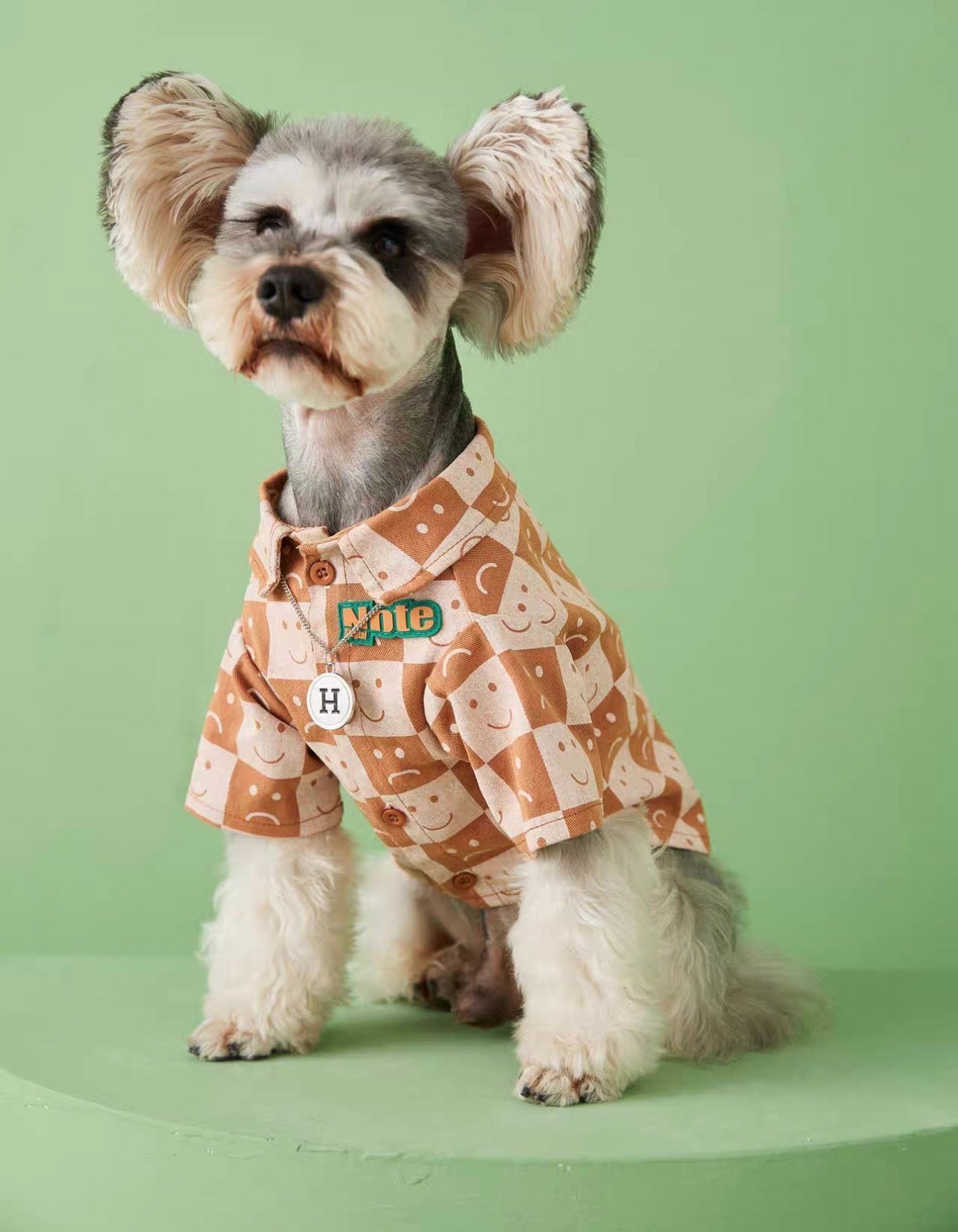 〜11kgまで|犬服|カッコイイ男の子チェック柄シャツ