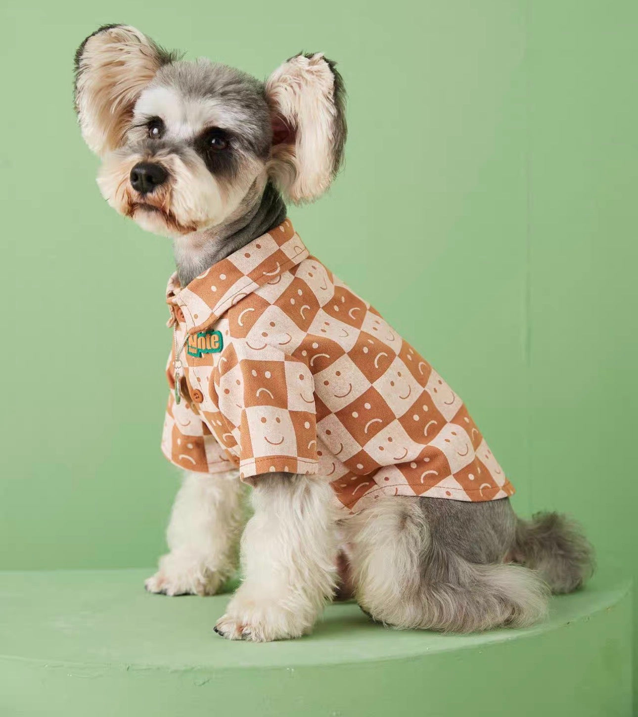 〜11kgまで|犬服|カッコイイ男の子チェック柄シャツ