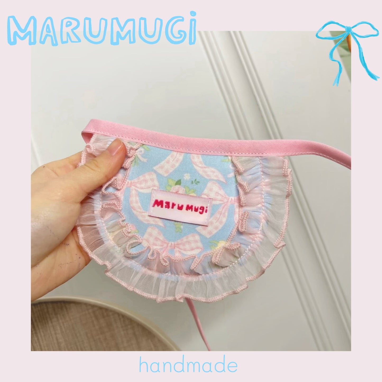 【夏🧊セール♪12%OFF】⭐︎BLUEスタイ⭐︎犬猫用スタイ ペットスタイ よだれかけ ビブ