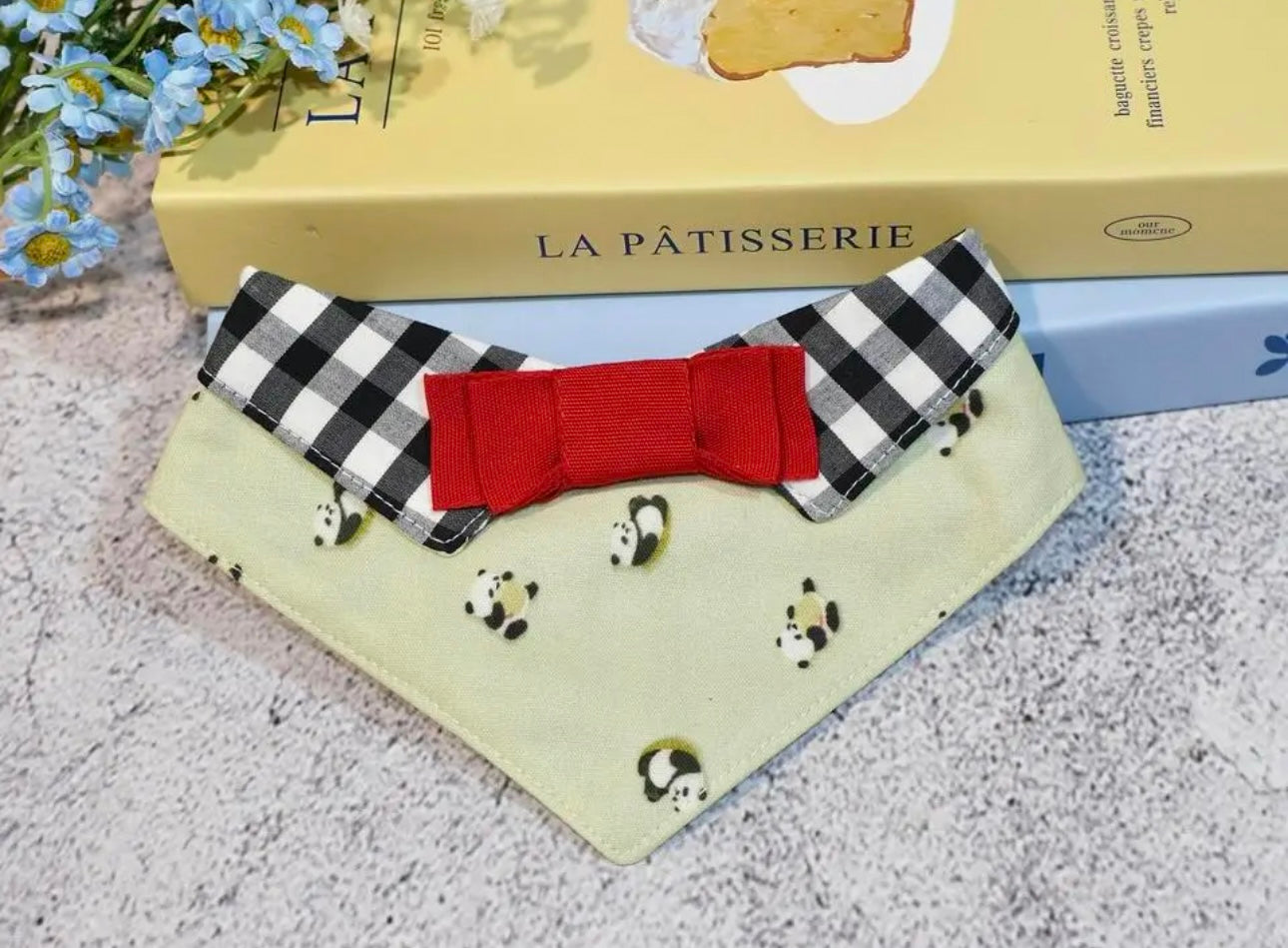 【夏🐼セール♪12%OFF】現品限り 即発 🐼犬スタイ 4サイズ 猫スタイ パンダ柄 ペットスタイ 犬用スタイ 猫用スタイ よだれかけ ビブ