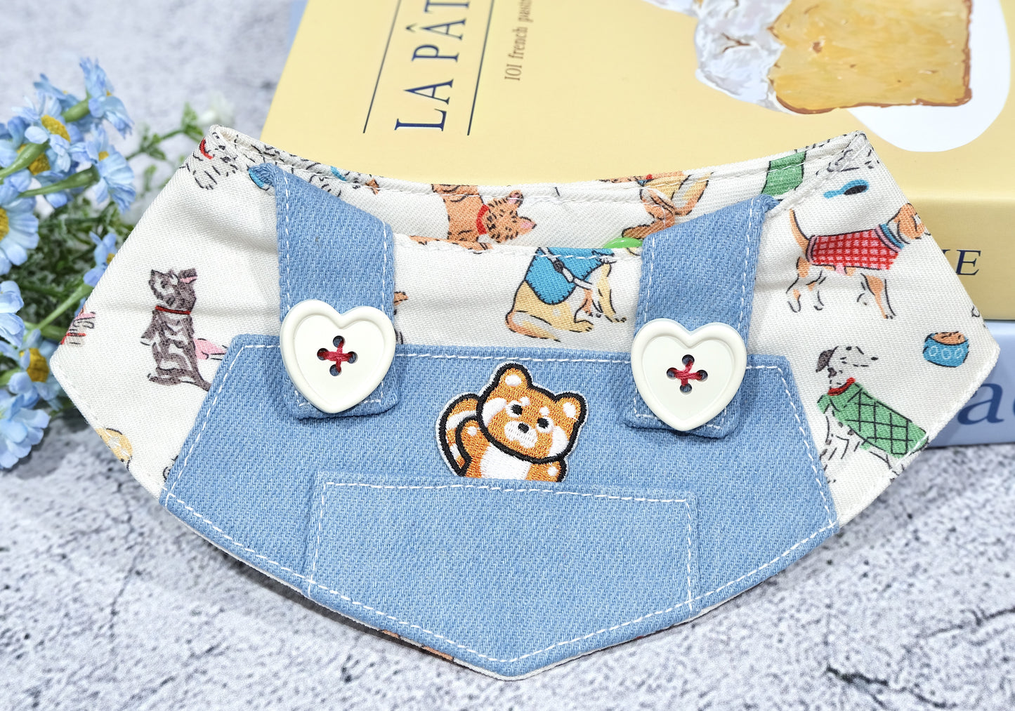 【夏🩵セール♪12%OFF】スーツ柄&デニム♡わんちゃんねこちゃんネクタイ|犬用ネクタイ|猫ネクタイ|猫スタイ|ショートタイ|バンダナ|