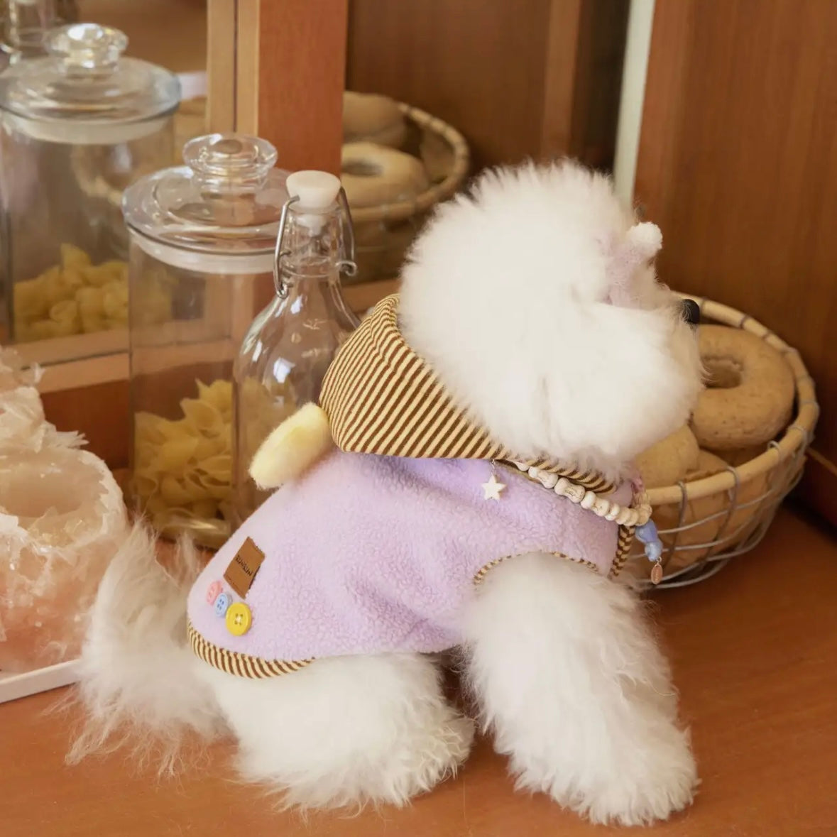 【予約販売】美味しそうなボアフードパーカー