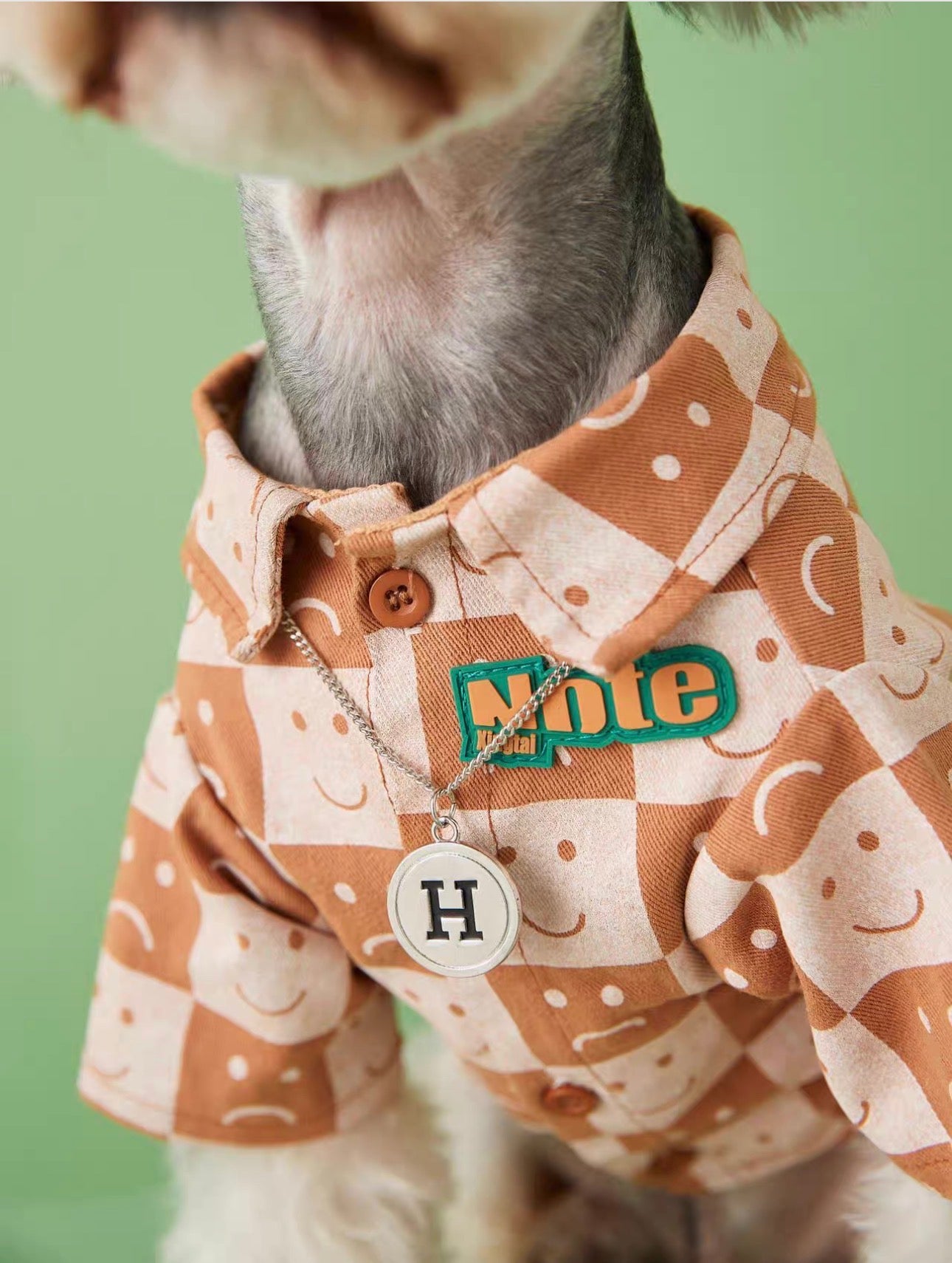 〜11kgまで|犬服|カッコイイ男の子チェック柄シャツ