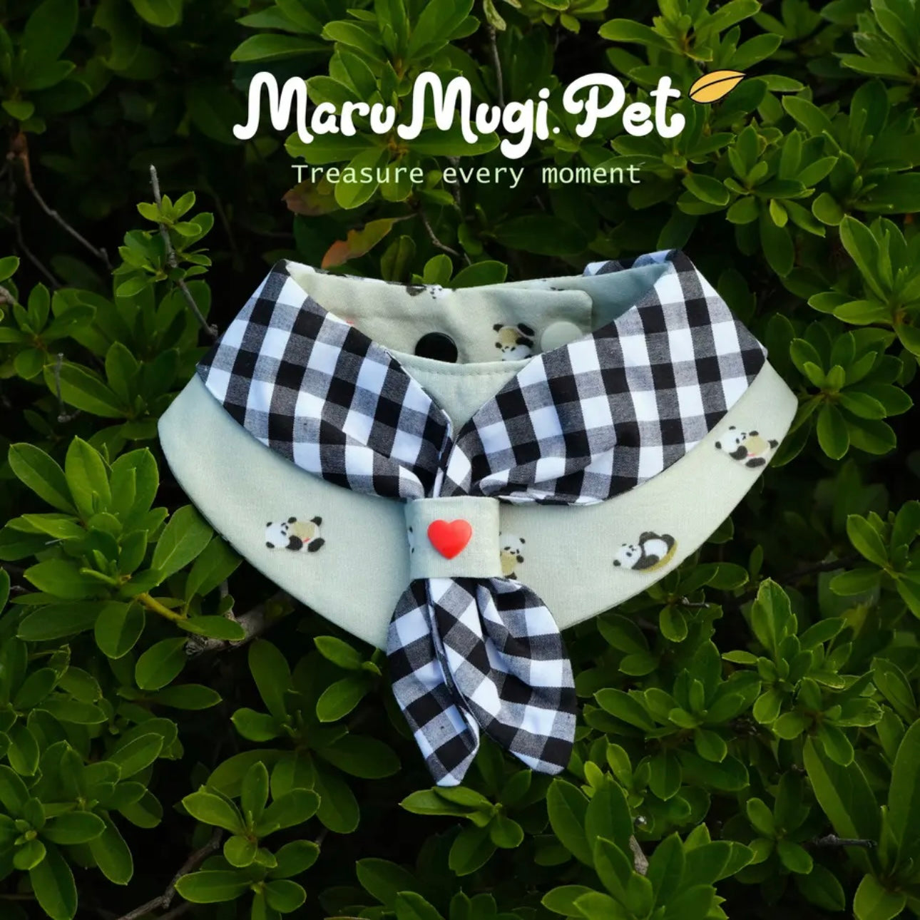 【夏🍉セール♪12％OFF】 🐼犬スタイ ネクレススタイ　４サイズ　猫スタイ　パンダ柄　ペットスタイ　犬用スタイ　猫用スタイ  よだれかけ　ビブ