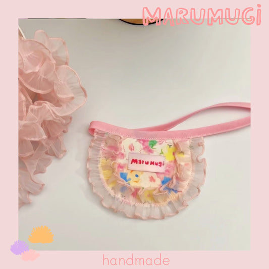 【夏🍉セール♪12％OFF】 ⭐︎PINKスタイ⭐︎犬猫用スタイ　ペットスタイ　よだれかけ　ビブ