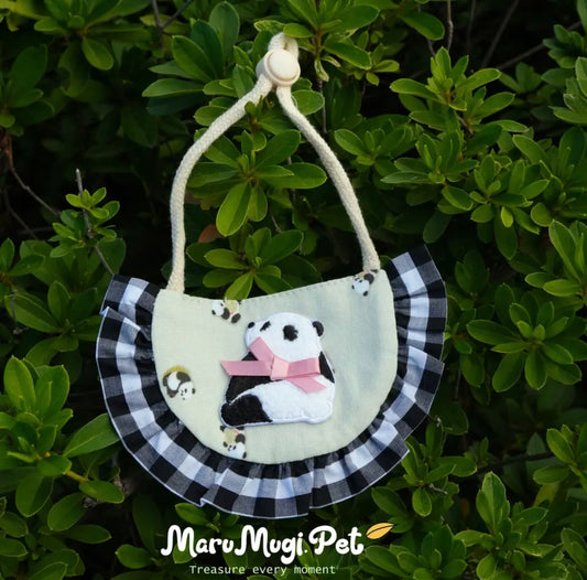 【夏🐼セール♪12％OFF】 🐼犬スタイ　４サイズ　猫スタイ　パンダ柄　ペットスタイ　犬用スタイ　猫用スタイ よだれかけ　ビブ