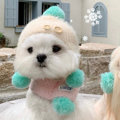 【予約販売】モヘアマフラー＆帽子