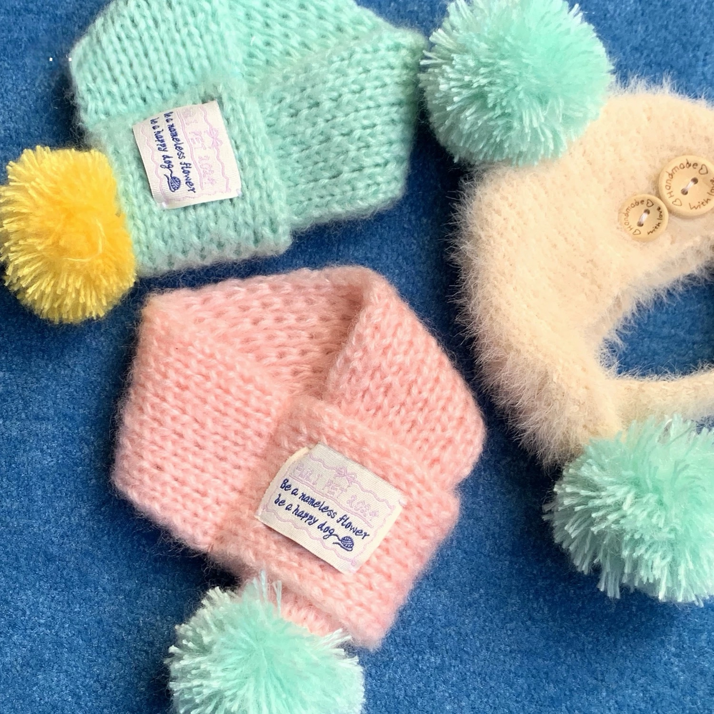 【予約販売】モヘアマフラー＆帽子