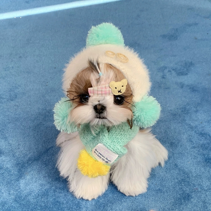 【予約販売】モヘアマフラー＆帽子