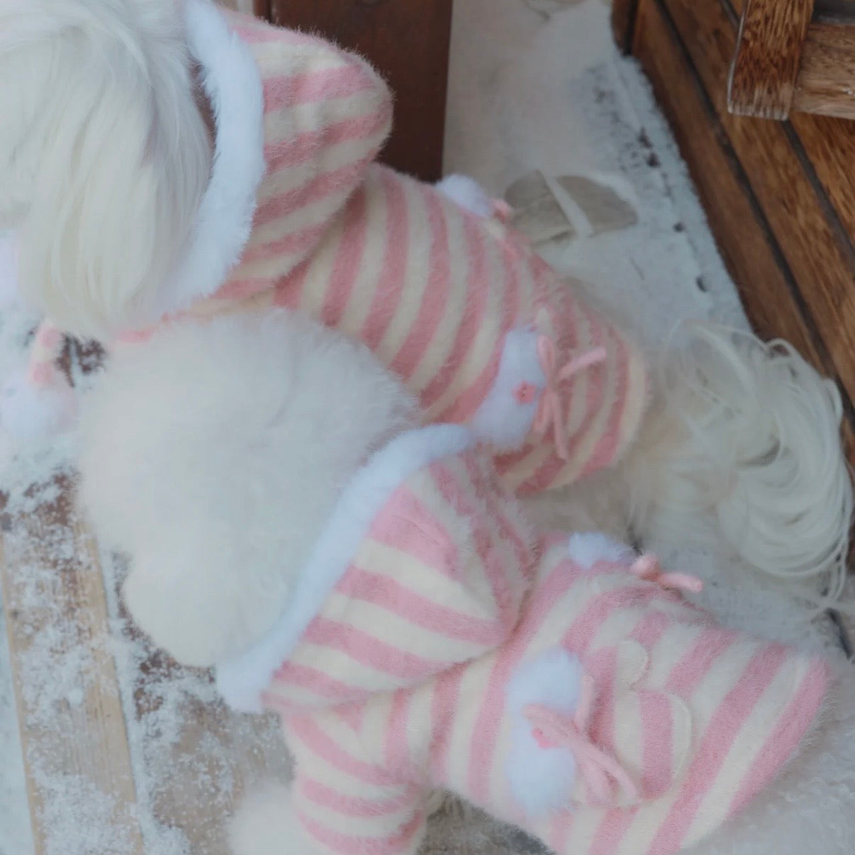 【予約販売】ふわふわボアフードパーカー