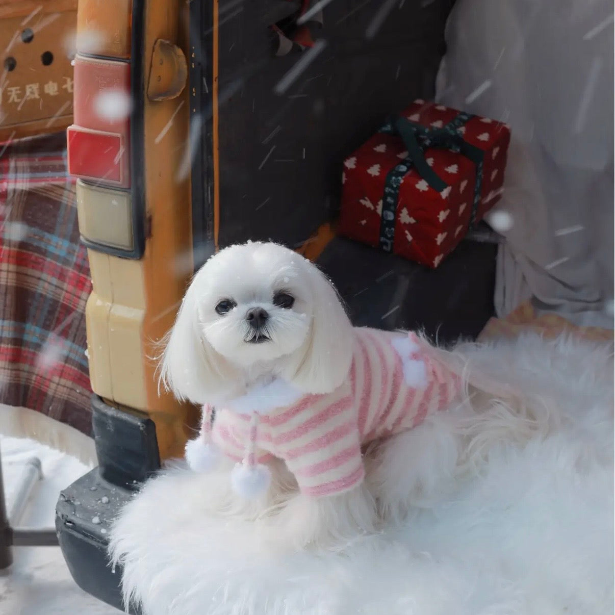 【予約販売】ふわふわボアフードパーカー