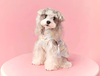 〜11kgまで｜犬服｜袖なし刺繡蝶々柄🦋ワンピース