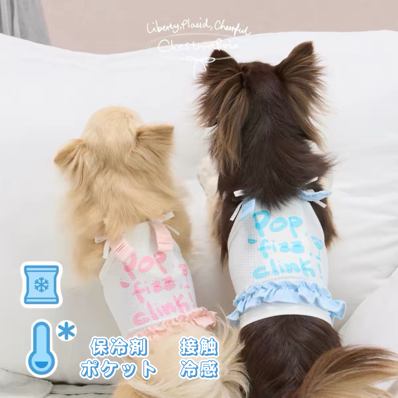【予約販売商品】Pop Fizz Clink 接触冷感キャミソール(保冷剤ポケット)