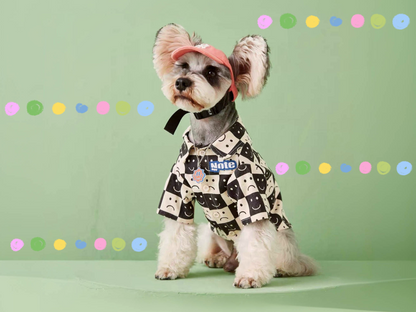 〜11kgまで｜犬服｜カッコイイ男の子チェック柄シャツ