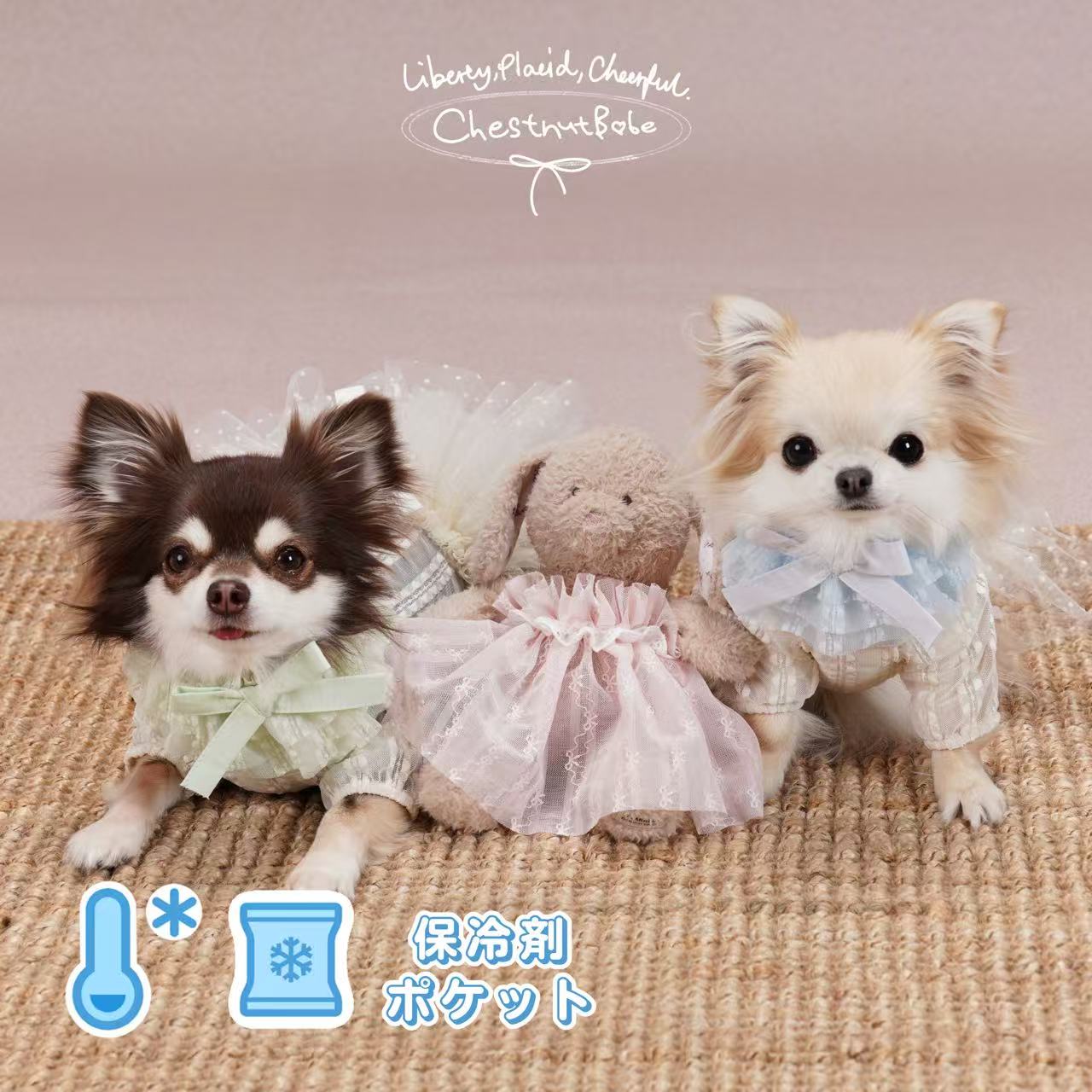 【予約販売商品】Hazy犬用ビブ（保冷剤ポケット）